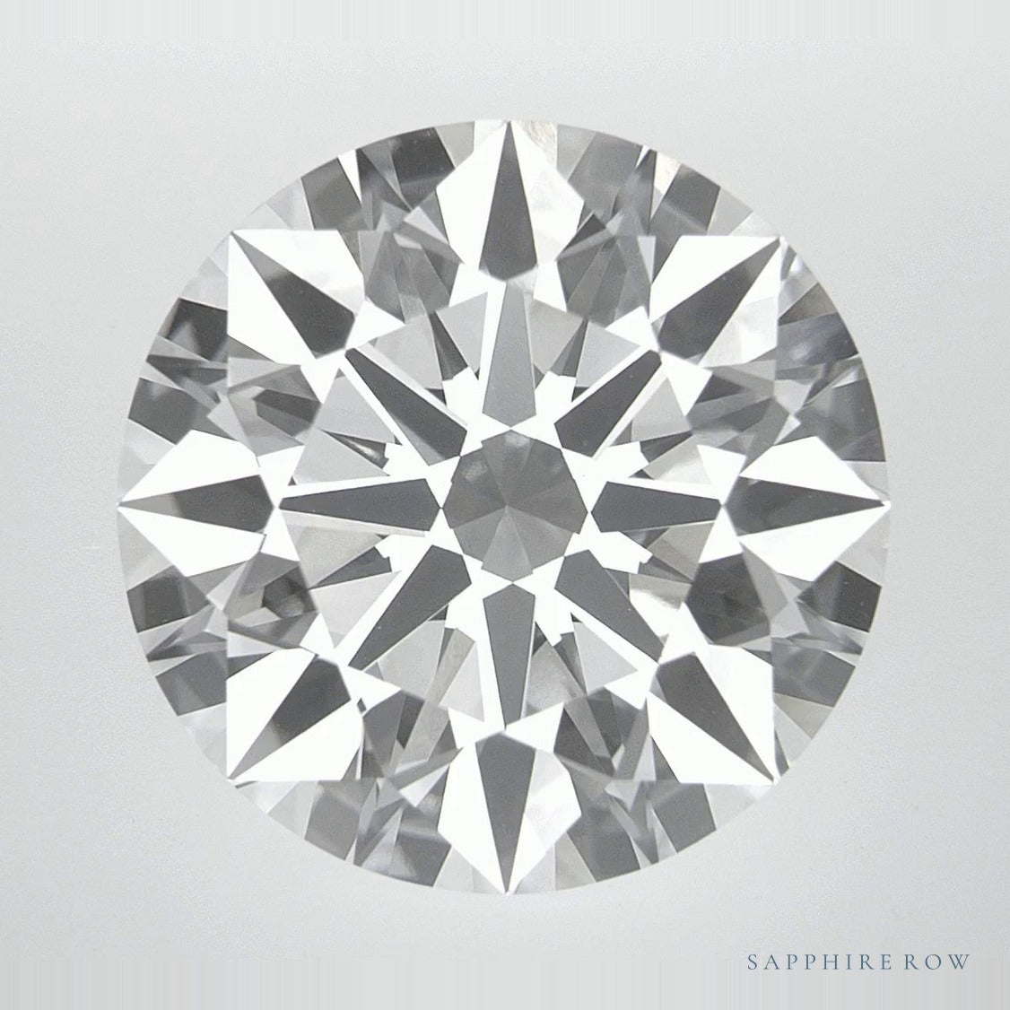 13.62 ct lab-grown diamond, round cut | Sapphire Row · cut7