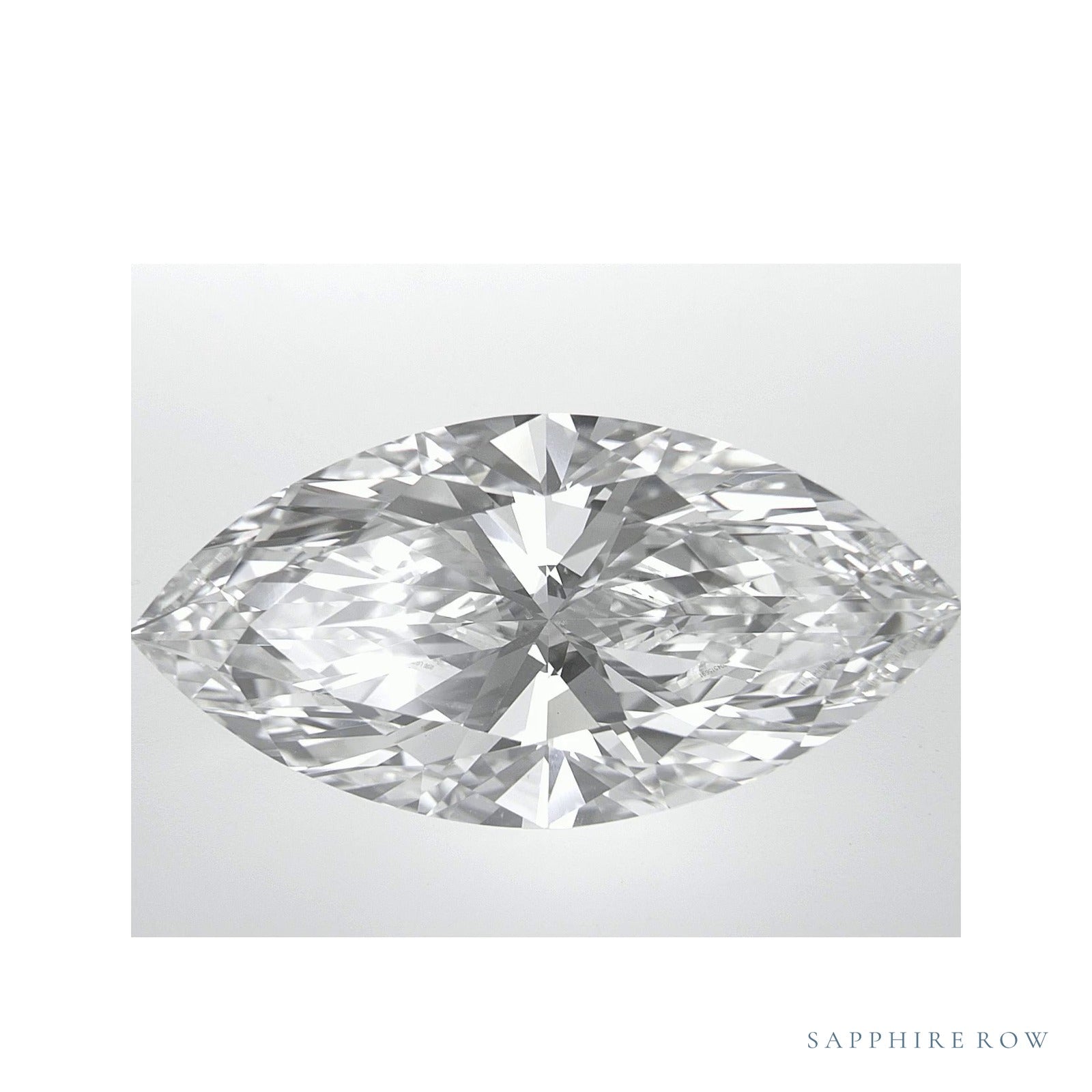 11.11 ct lab-grown diamond, marquise cut | Sapphire Row · cut7