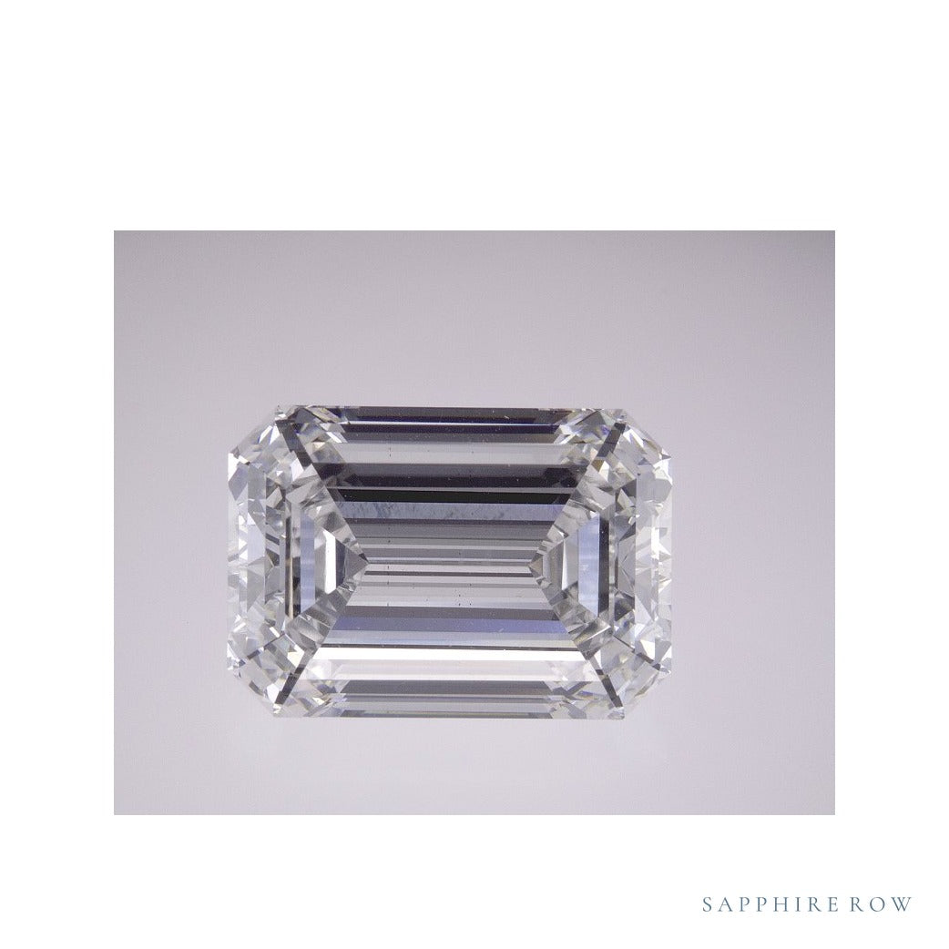 9.59 ct Emerald Lab-Grown Diamond – F VS1 – Step-cut – IGI Certified — Sapphire Row · cut7