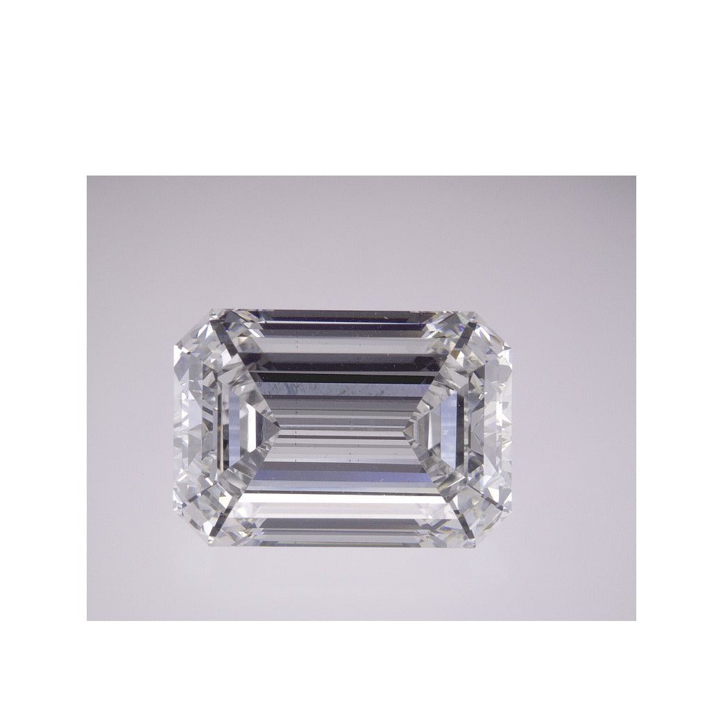 9.59 ct lab-grown diamond, emerald cut | Sapphire Row · cut7