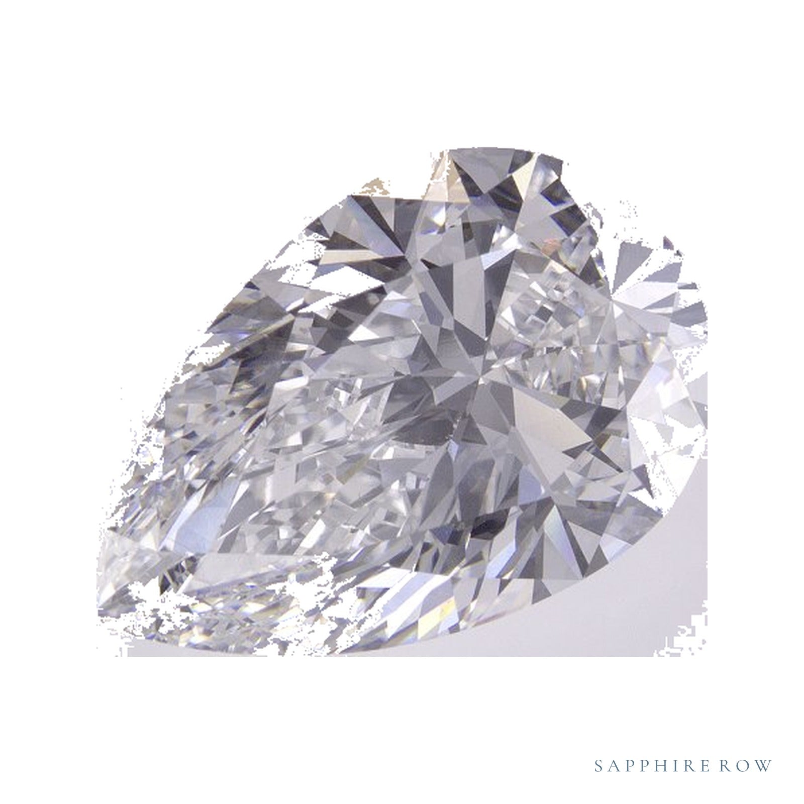 8.50 ct lab-grown diamond, pear cut | Sapphire Row · cut4
