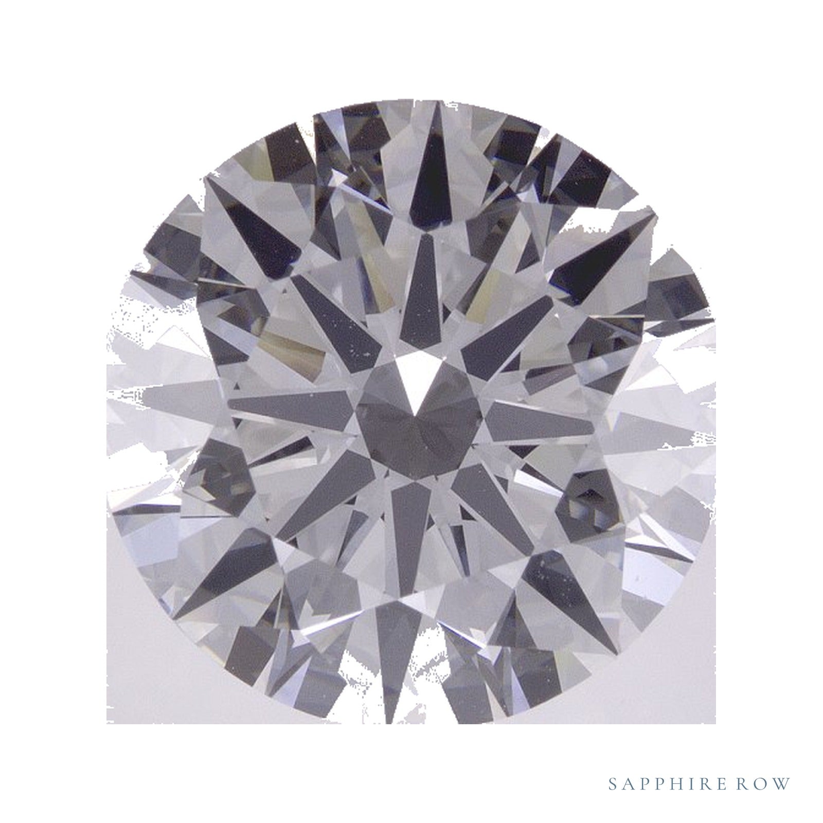 8.53 ct lab-grown diamond, round cut | Sapphire Row · cut4