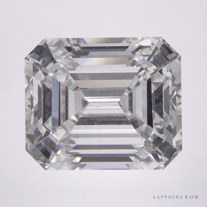 7.79 ct lab-grown diamond, emerald cut | Sapphire Row · cut6