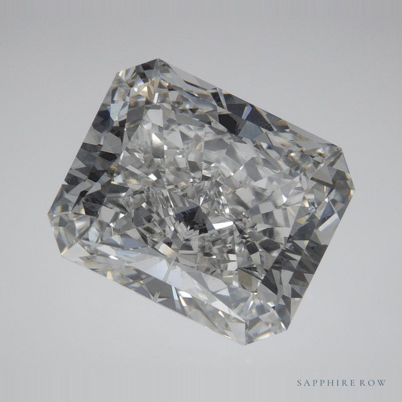 7.06 ct lab-grown diamond, radiant cut | Sapphire Row · cut7