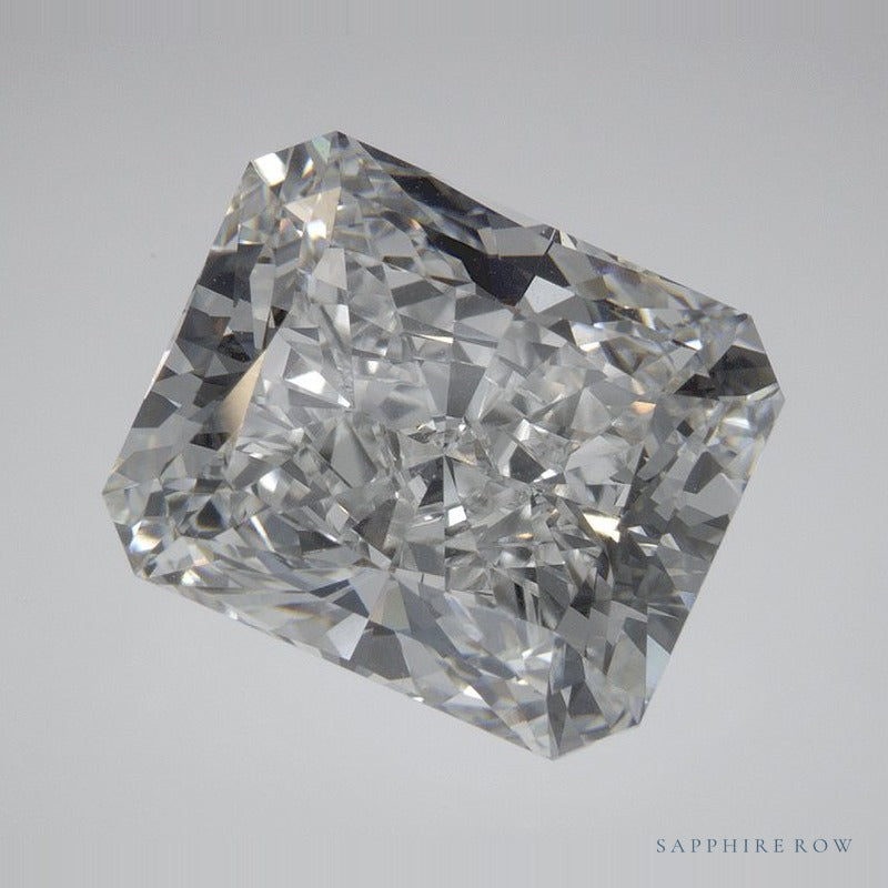 7.07 ct lab-grown diamond, radiant cut | Sapphire Row · cut7