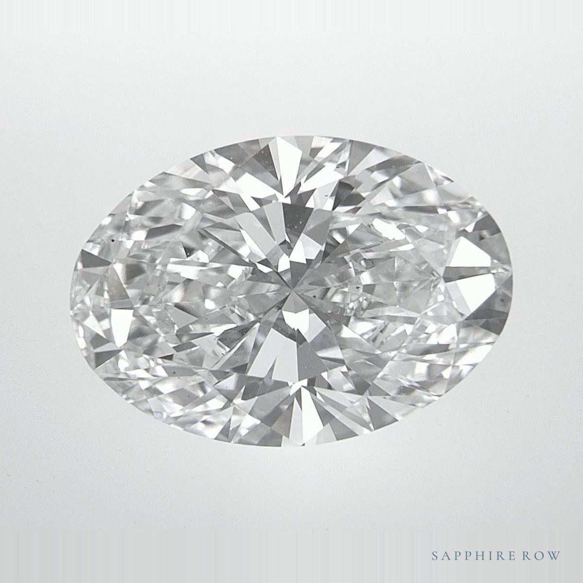 6.06 ct lab-grown diamond, oval cut | Sapphire Row · cut7