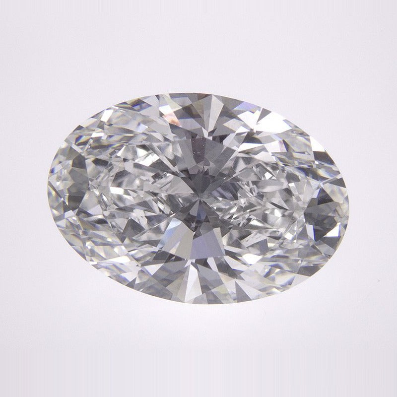 6.03 ct lab-grown diamond, oval cut | Sapphire Row · cut7