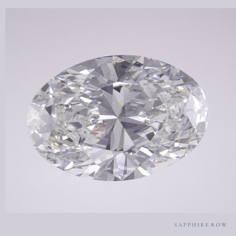 5.91 ct natural diamond, oval cut | Sapphire Row · cut6