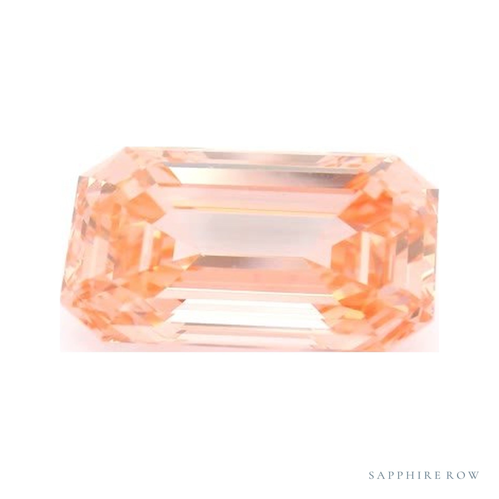 5.76 ct lab-grown fancy vivid pink diamond, emerald cut | Sapphire Row · cut4