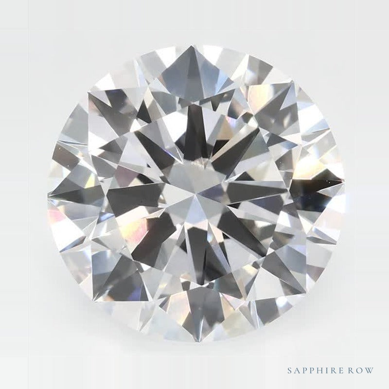 5.40 ct lab-grown diamond, round cut | Sapphire Row · cut7