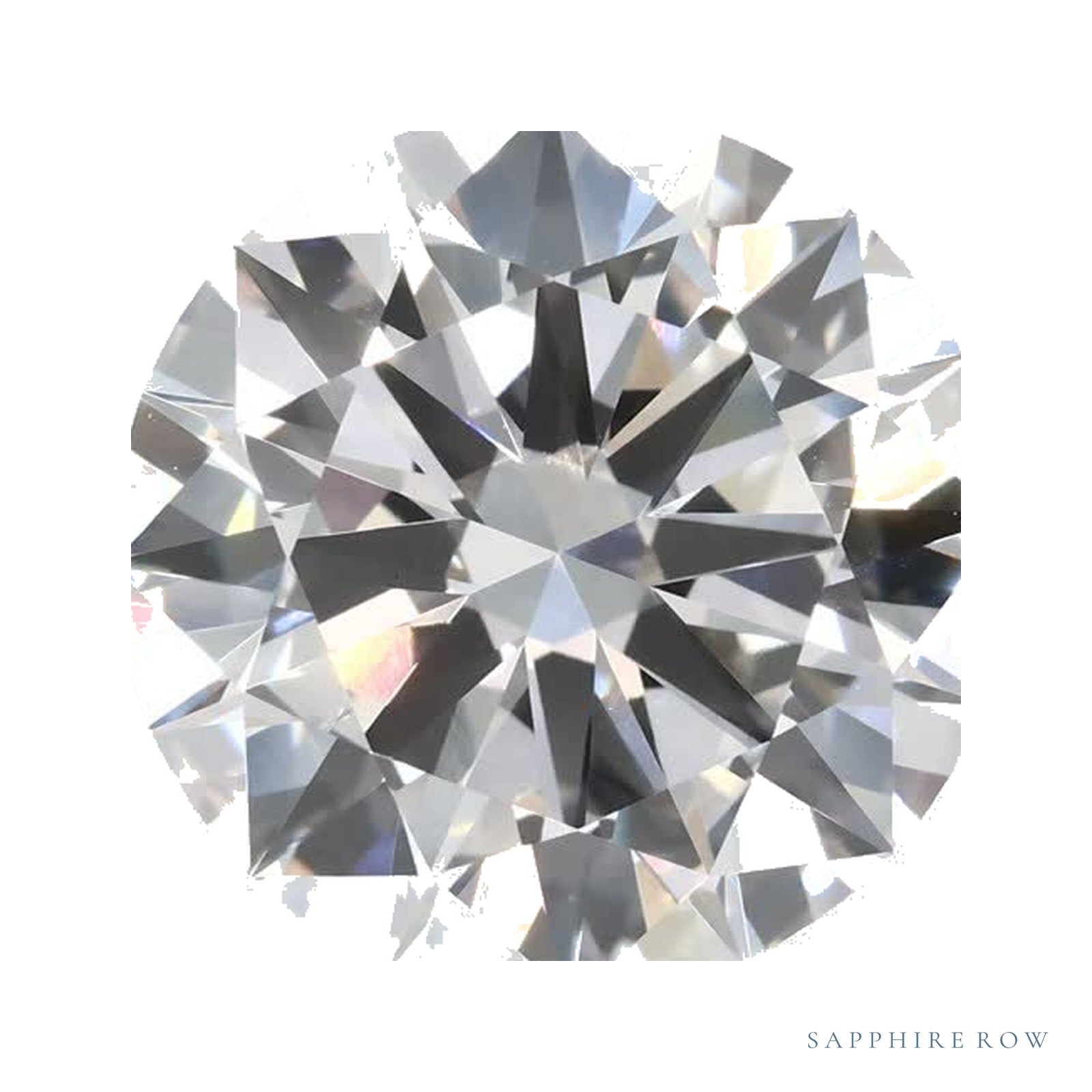 5.40 ct lab-grown diamond, round cut | Sapphire Row · cut4