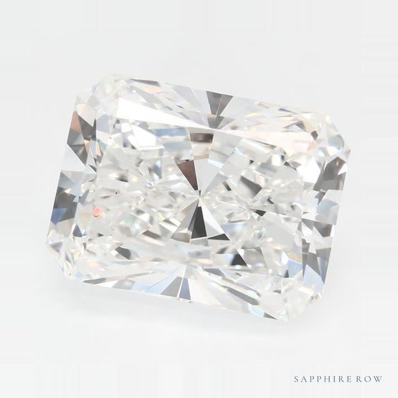 5.25 ct lab-grown diamond, radiant cut | Sapphire Row · cut7