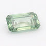 5.18 ct lab-grown fancy vivid green diamond, emerald cut | Sapphire Row · cut7