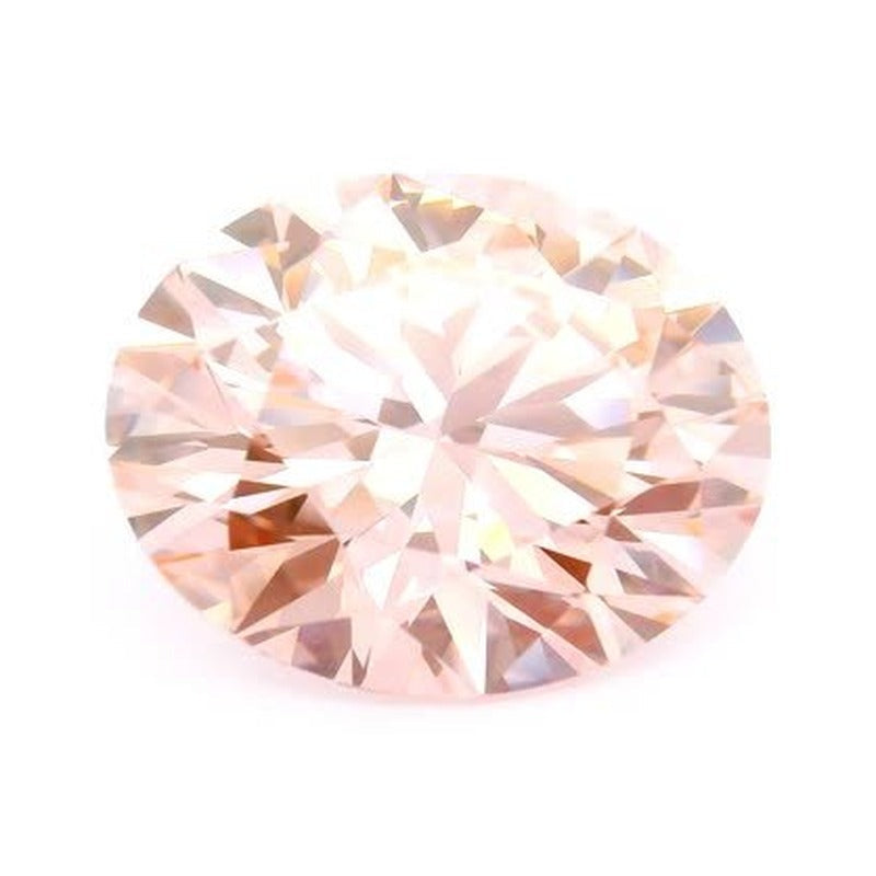 5.10 ct lab-grown fancy intense pink diamond, round cut | Sapphire Row · cut7