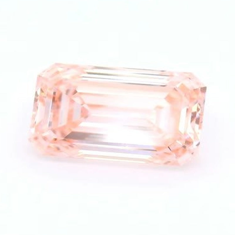 5.07 ct lab-grown fancy vivid pink diamond, emerald cut | Sapphire Row · cut7