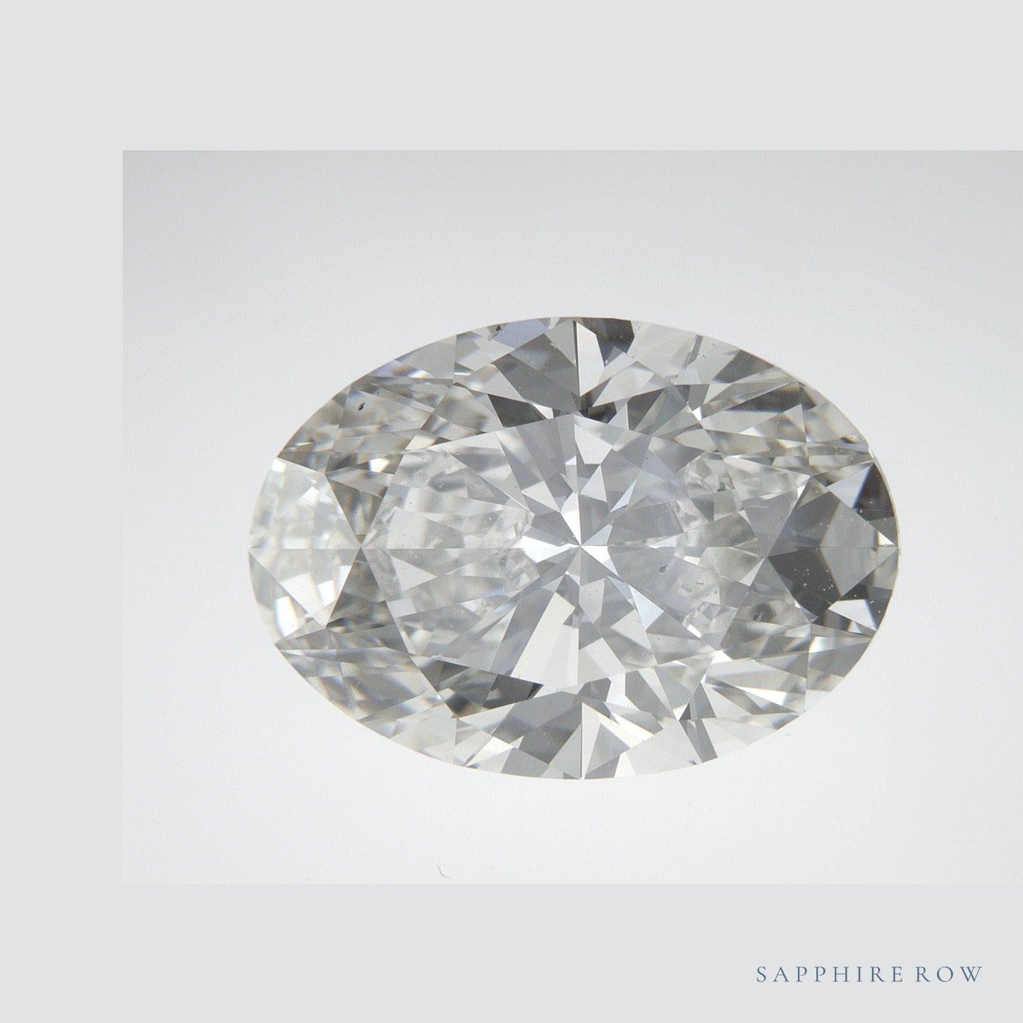 5.02 ct lab-grown diamond, oval cut | Sapphire Row · cut6