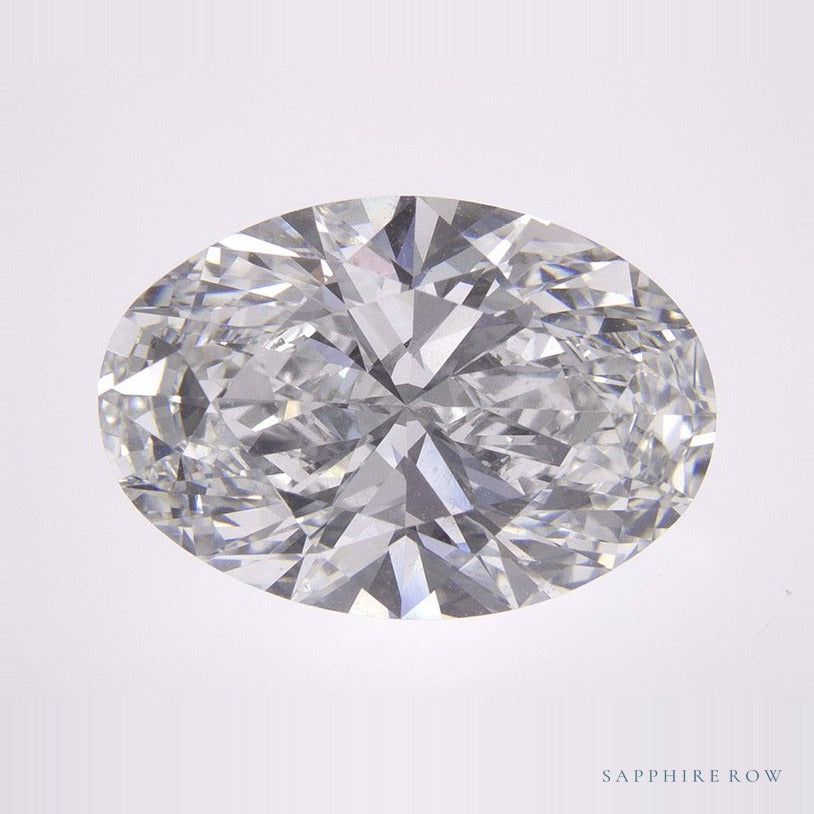 4.99 ct lab-grown diamond, oval cut | Sapphire Row · cut7