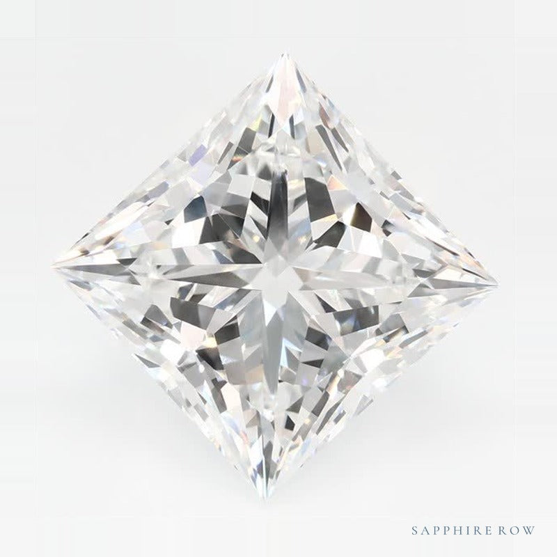 4.96 ct lab-grown diamond, square cut | Sapphire Row · cut7