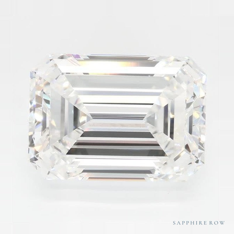 4.80 ct lab-grown diamond, emerald cut | Sapphire Row · cut6