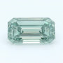 4.67 ct lab-grown fancy vivid green diamond, emerald cut | Sapphire Row · cut7