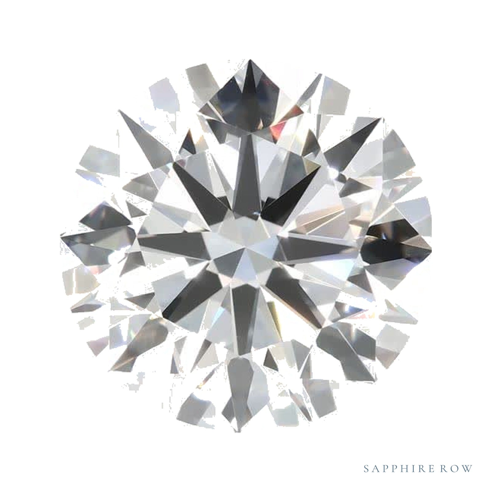 4.60 ct lab-grown diamond, round cut | Sapphire Row · cut4