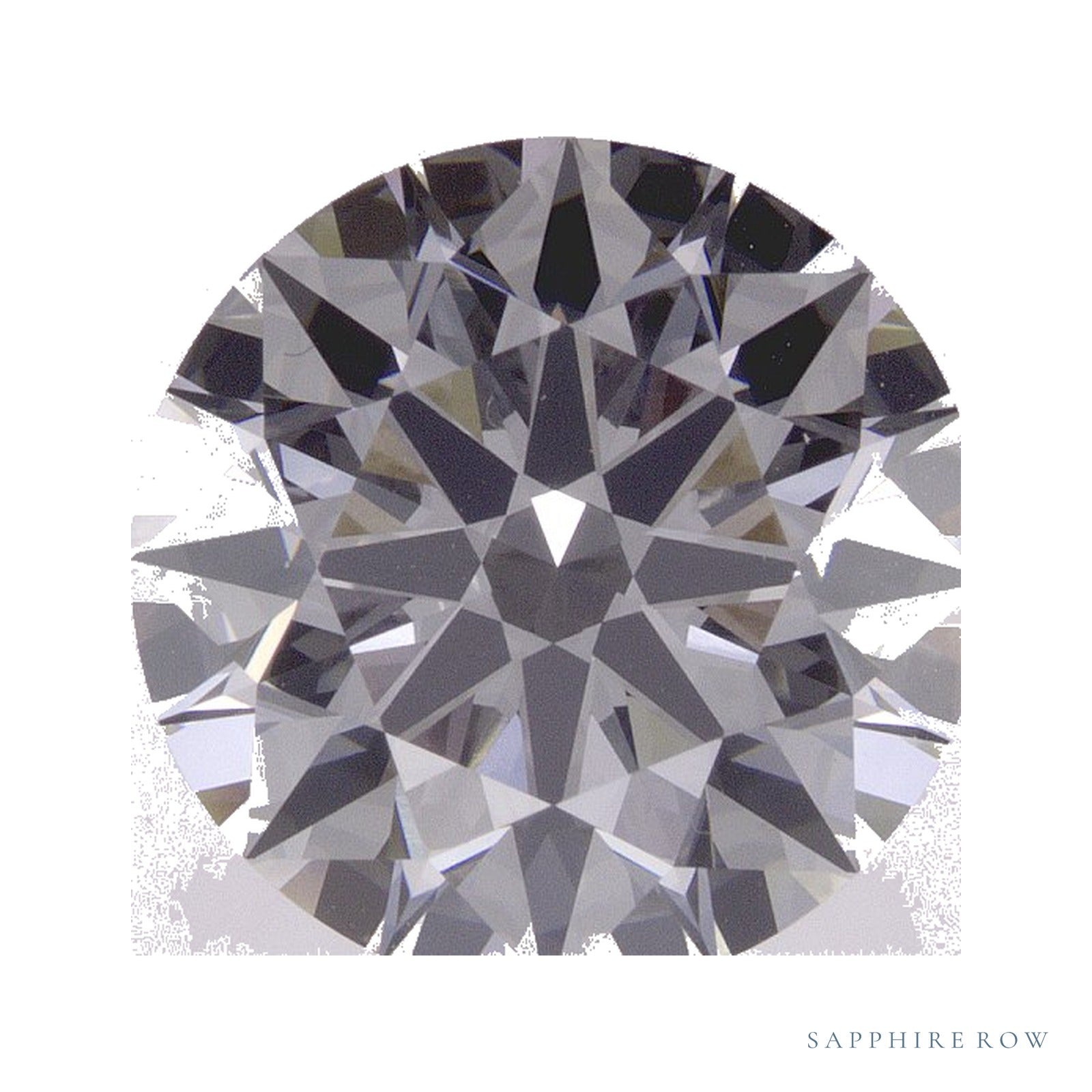 4.57 ct lab-grown diamond, round cut | Sapphire Row · cut4