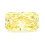 4.56 ct lab-grown fancy vivid yellow diamond, radiant cut | Sapphire Row · cut7
