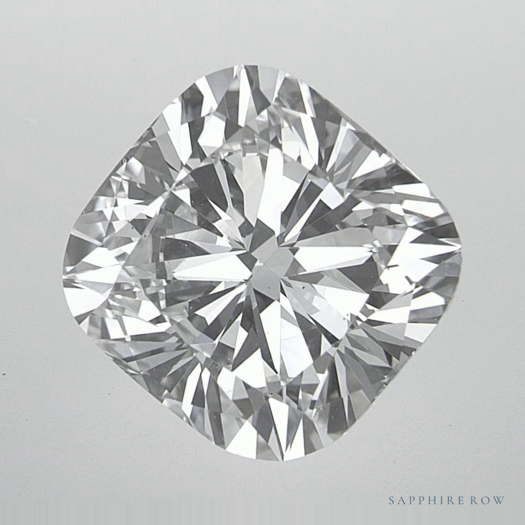 4.42 ct lab-grown diamond, cushion cut | Sapphire Row · cut7