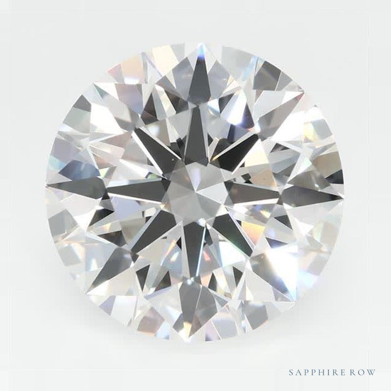 4.38 ct lab-grown diamond, round cut | Sapphire Row · cut7
