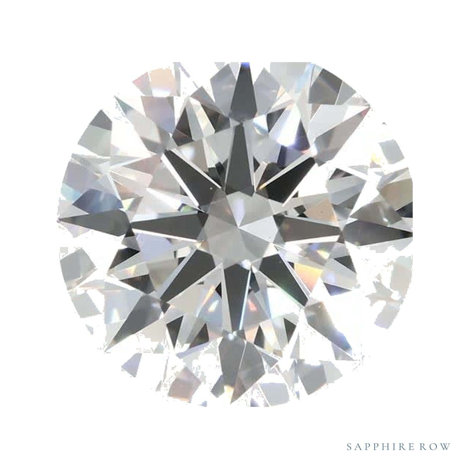 4.38 ct lab-grown diamond, round cut | Sapphire Row · cut4