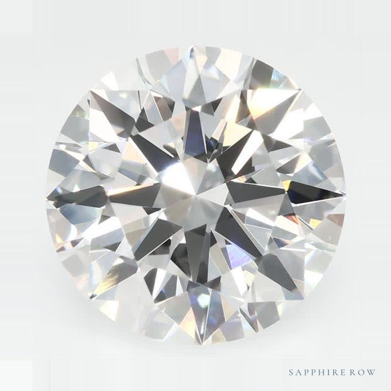 4.38 ct lab-grown diamond, round cut | Sapphire Row · cut7
