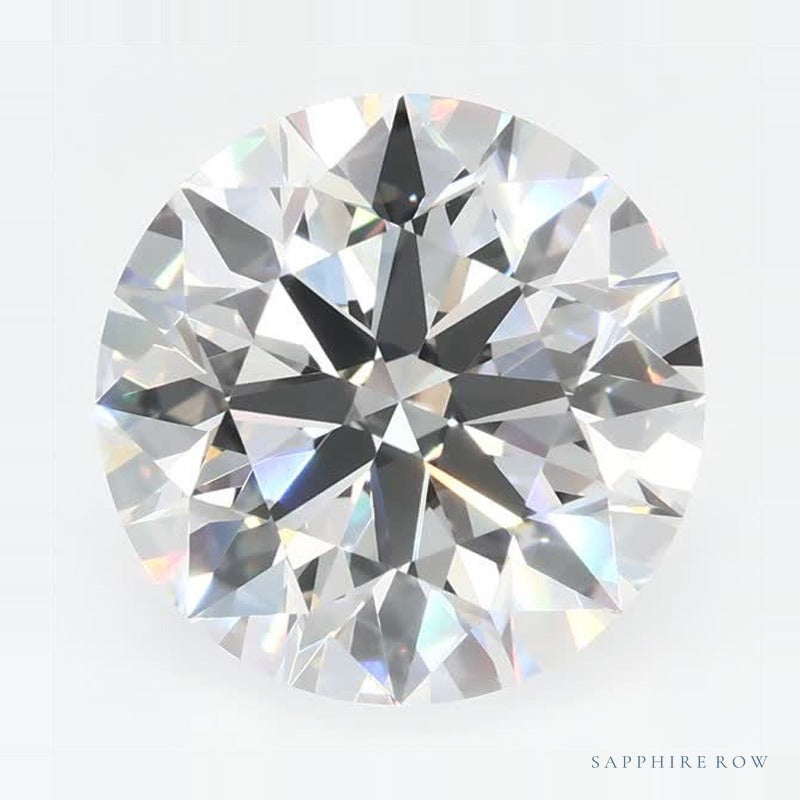 4.35 ct lab-grown diamond, round cut | Sapphire Row · cut7