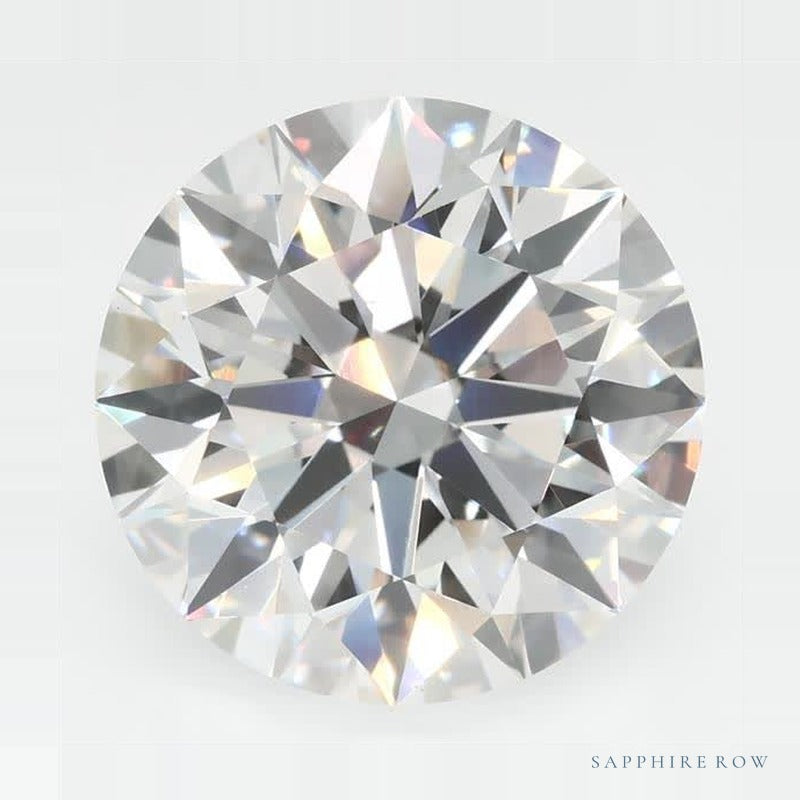 4.23 ct lab-grown diamond, round cut | Sapphire Row · cut7