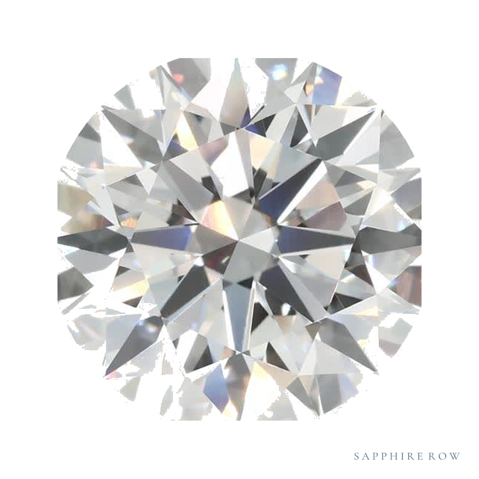 4.23 ct lab-grown diamond, round cut | Sapphire Row · cut4