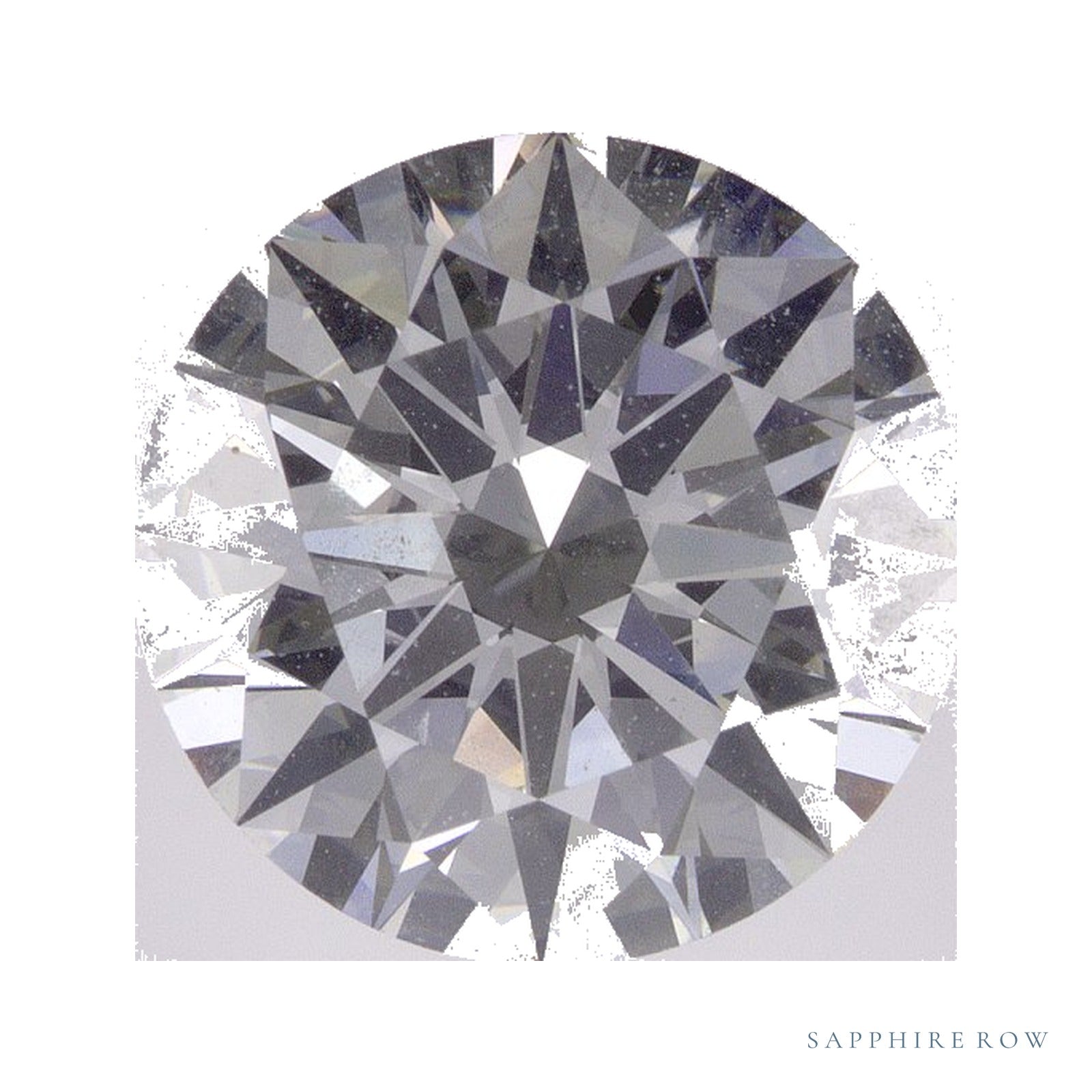 4.20 ct lab-grown diamond, round cut | Sapphire Row · cut4