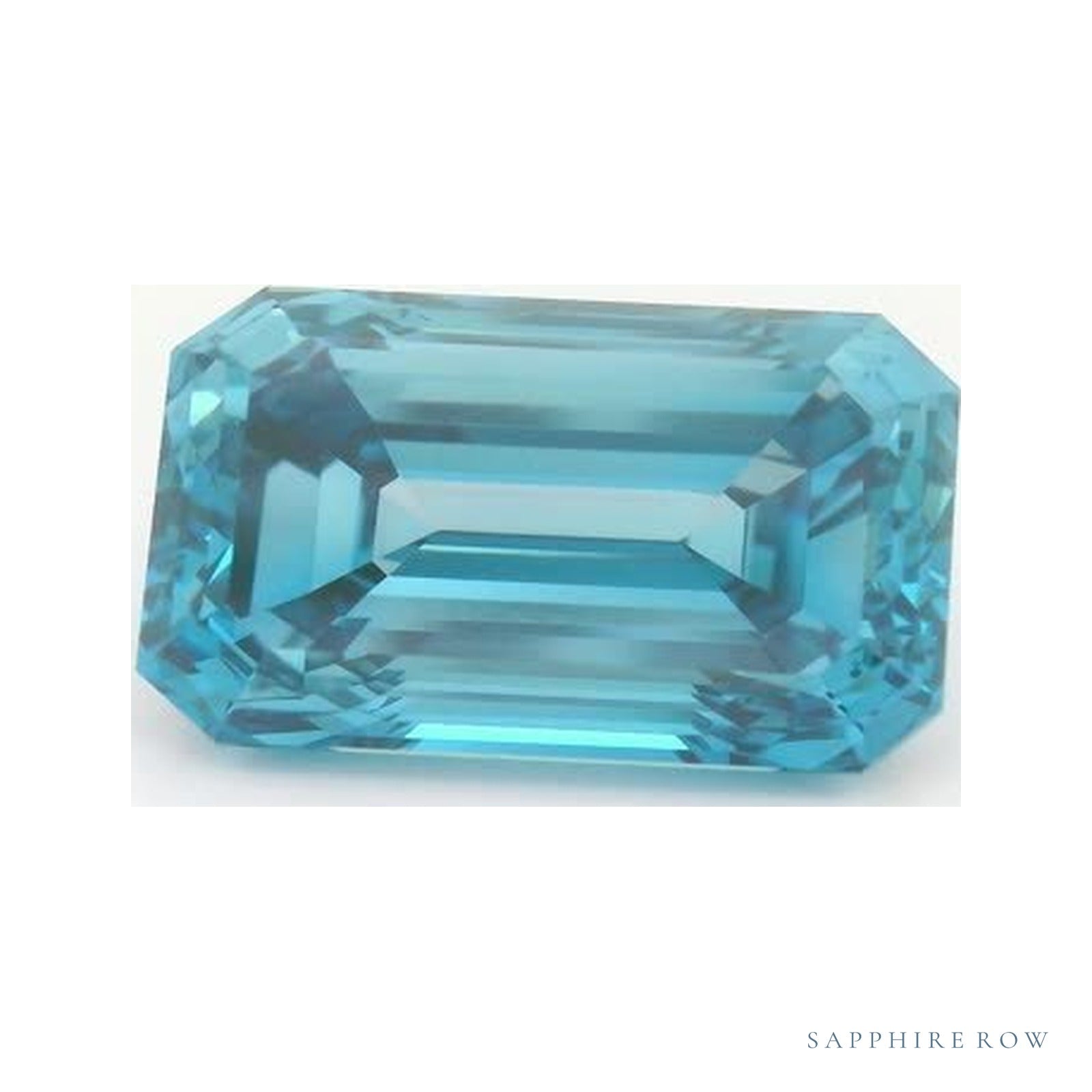 4.17 ct lab-grown fancy vivid blue diamond, emerald cut | Sapphire Row · cut4