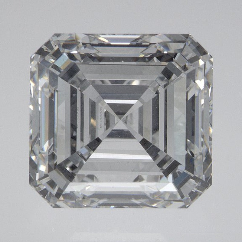 4.06 ct lab-grown diamond, asscher cut | Sapphire Row · cut7
