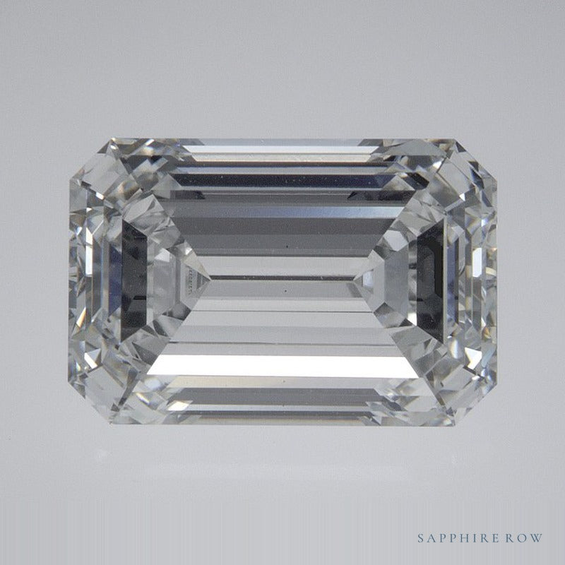 4.05 ct lab-grown diamond, emerald cut | Sapphire Row · cut6