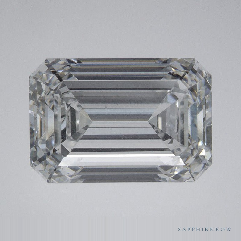 4.05 ct lab-grown diamond, emerald cut | Sapphire Row · cut6