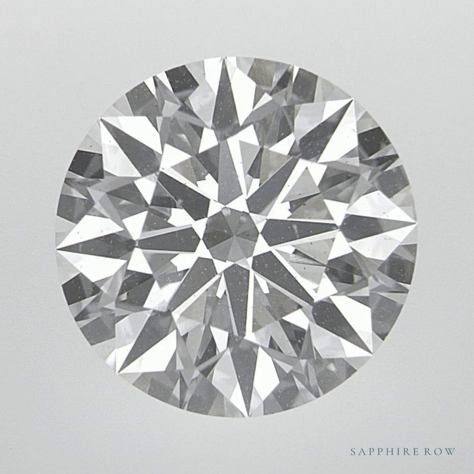 4.05 ct lab-grown diamond, round cut | Sapphire Row · cut7