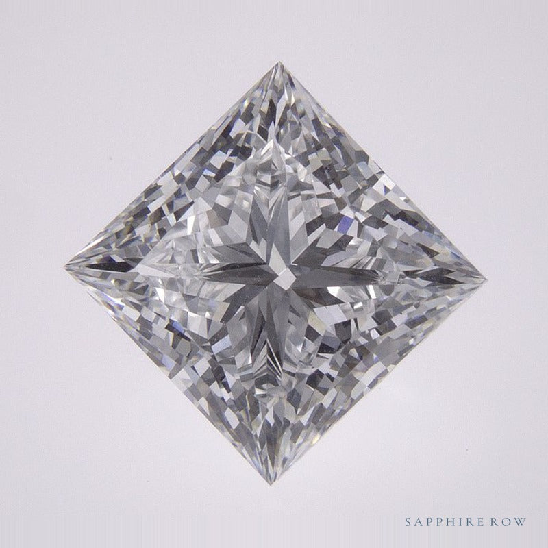 4.05 ct lab-grown diamond, square cut | Sapphire Row · cut7