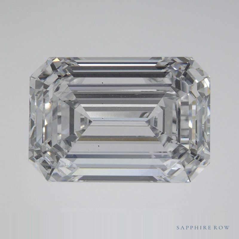 4.04 ct lab-grown diamond, emerald cut | Sapphire Row · cut6