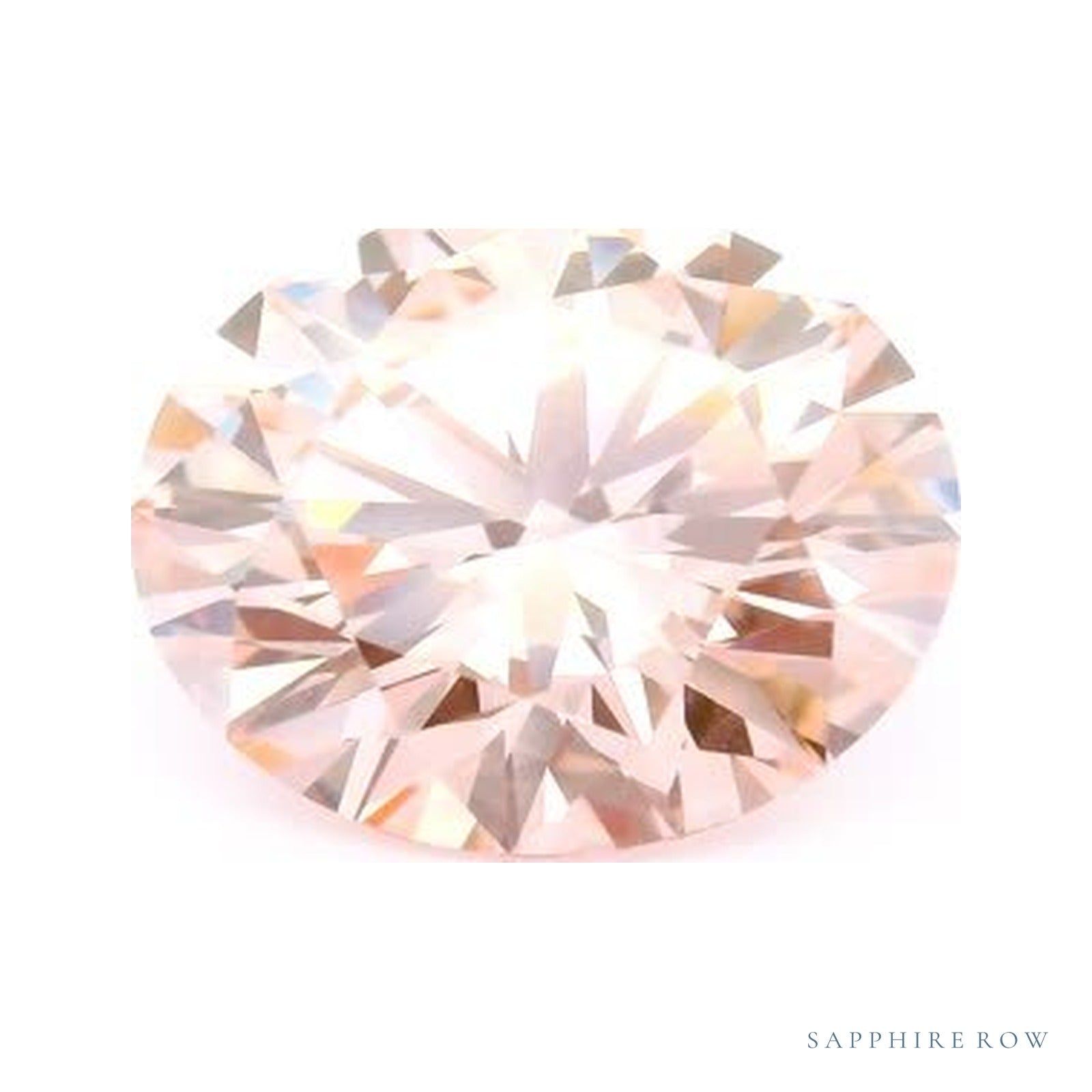 4.03 ct lab-grown fancy intense pink diamond, round cut | Sapphire Row · cut4