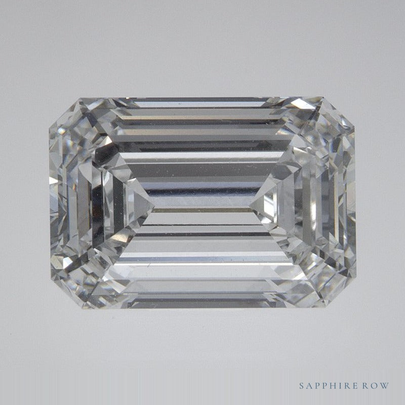 4.03 ct lab-grown diamond, emerald cut | Sapphire Row · cut7