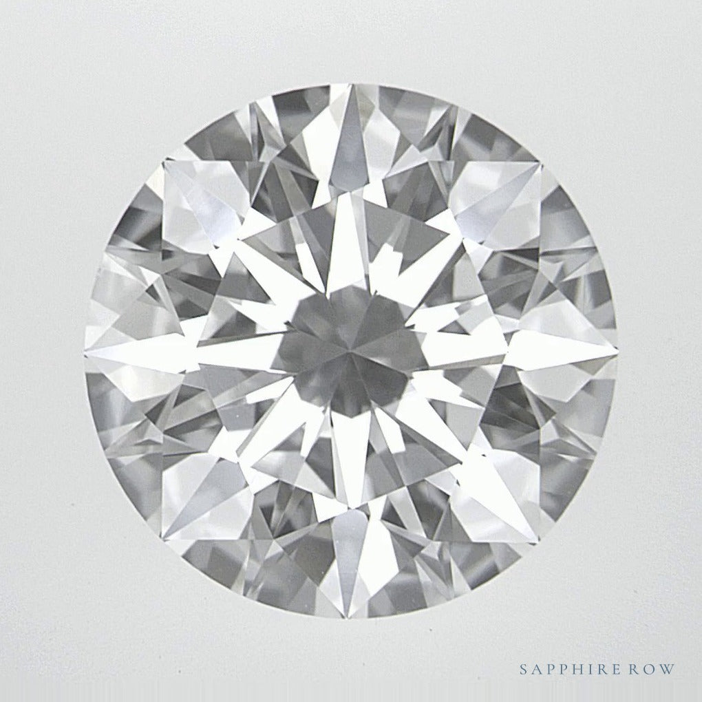 4.02 ct natural diamond, round cut | Sapphire Row · cut7