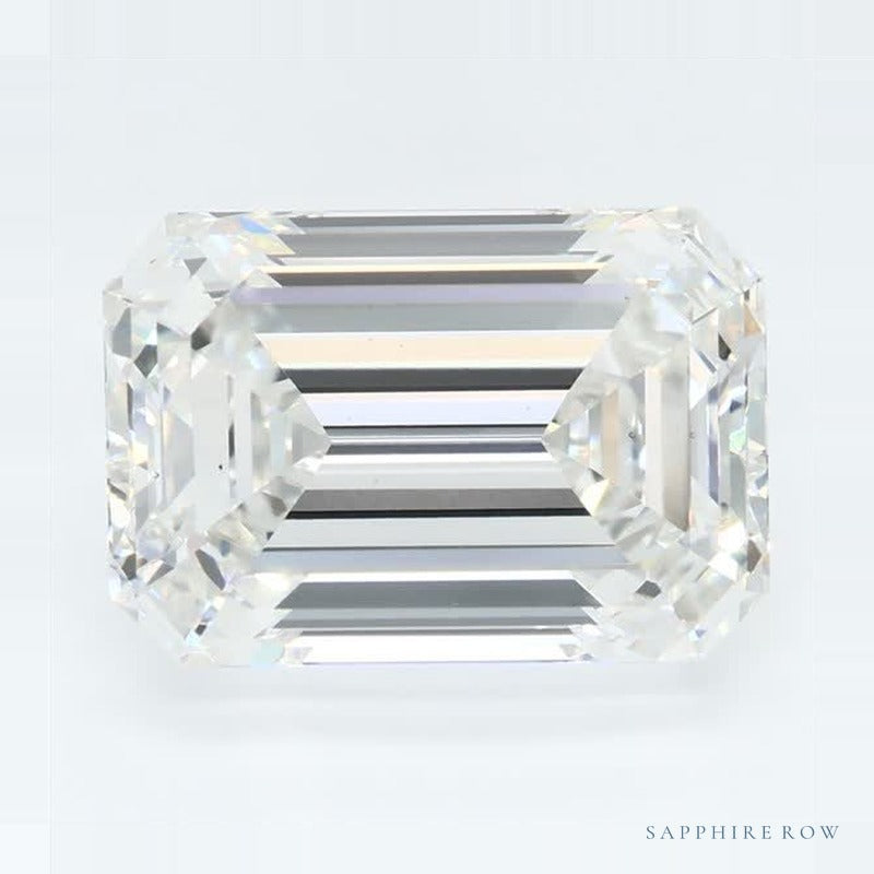 4.02 ct lab-grown diamond, emerald cut | Sapphire Row · cut6