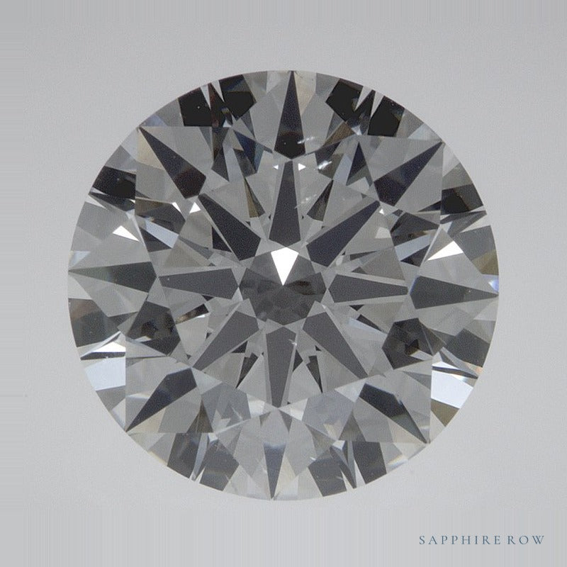 3.97 ct lab-grown diamond, round cut | Sapphire Row · cut7