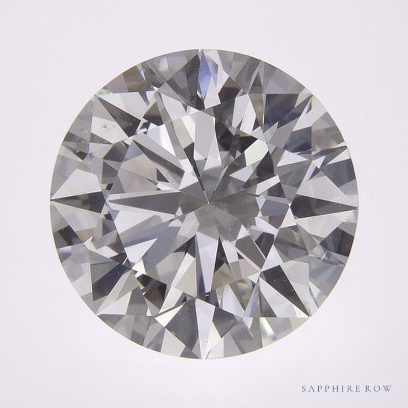 3.95 ct natural diamond, round cut | Sapphire Row · cut7