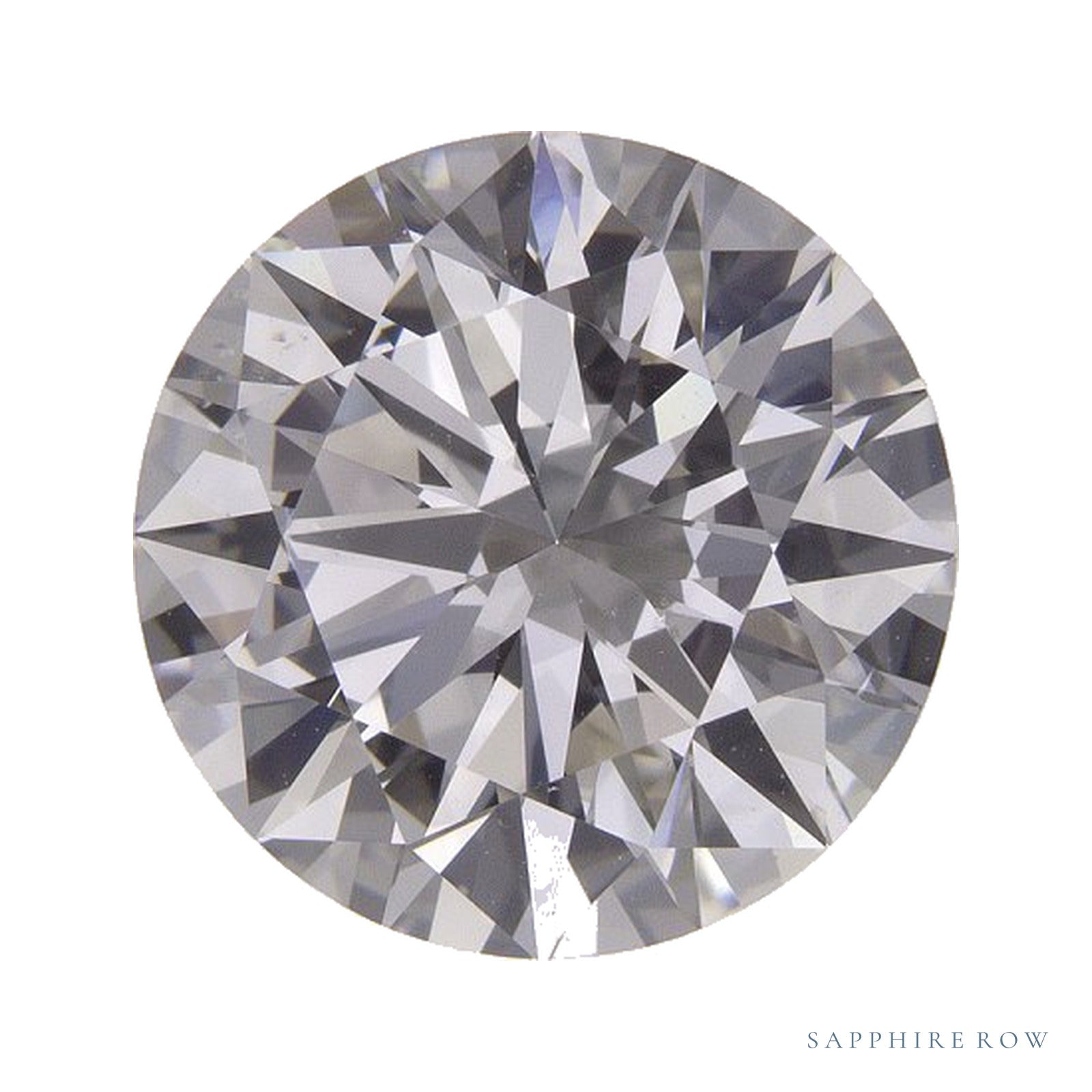 3.95 ct natural diamond, round cut | Sapphire Row · cut4