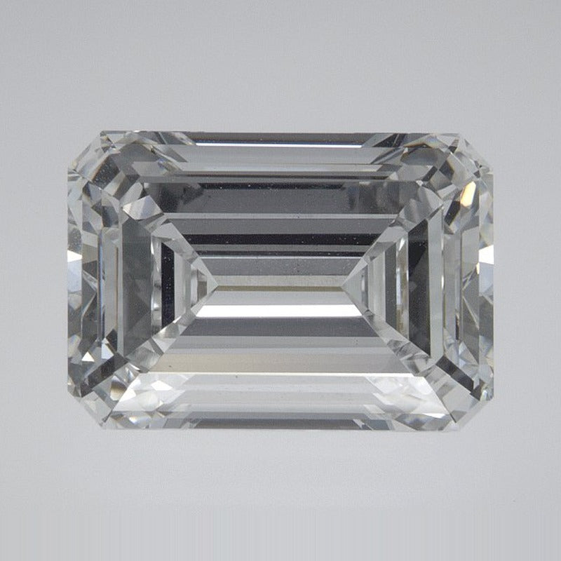 3.92 ct lab-grown diamond, emerald cut | Sapphire Row · cut7